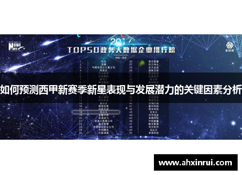 如何预测西甲新赛季新星表现与发展潜力的关键因素分析